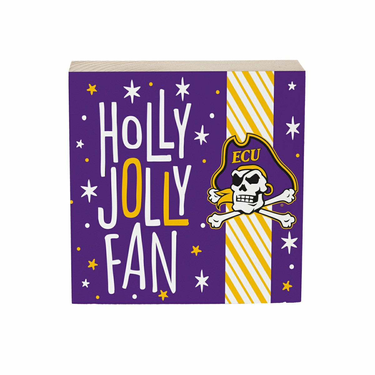 East Carolina University Block, Holiday, 6x6, Collegiate, Home