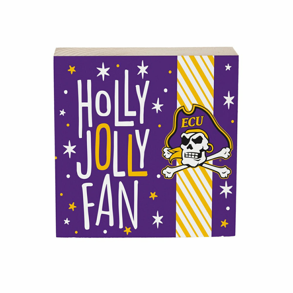 East Carolina University Block, Holiday, 6x6, Collegiate, Home