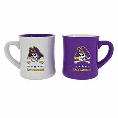East Carolina University 10oz Ceramic Cup Set, 2pc, Collegiate, Home