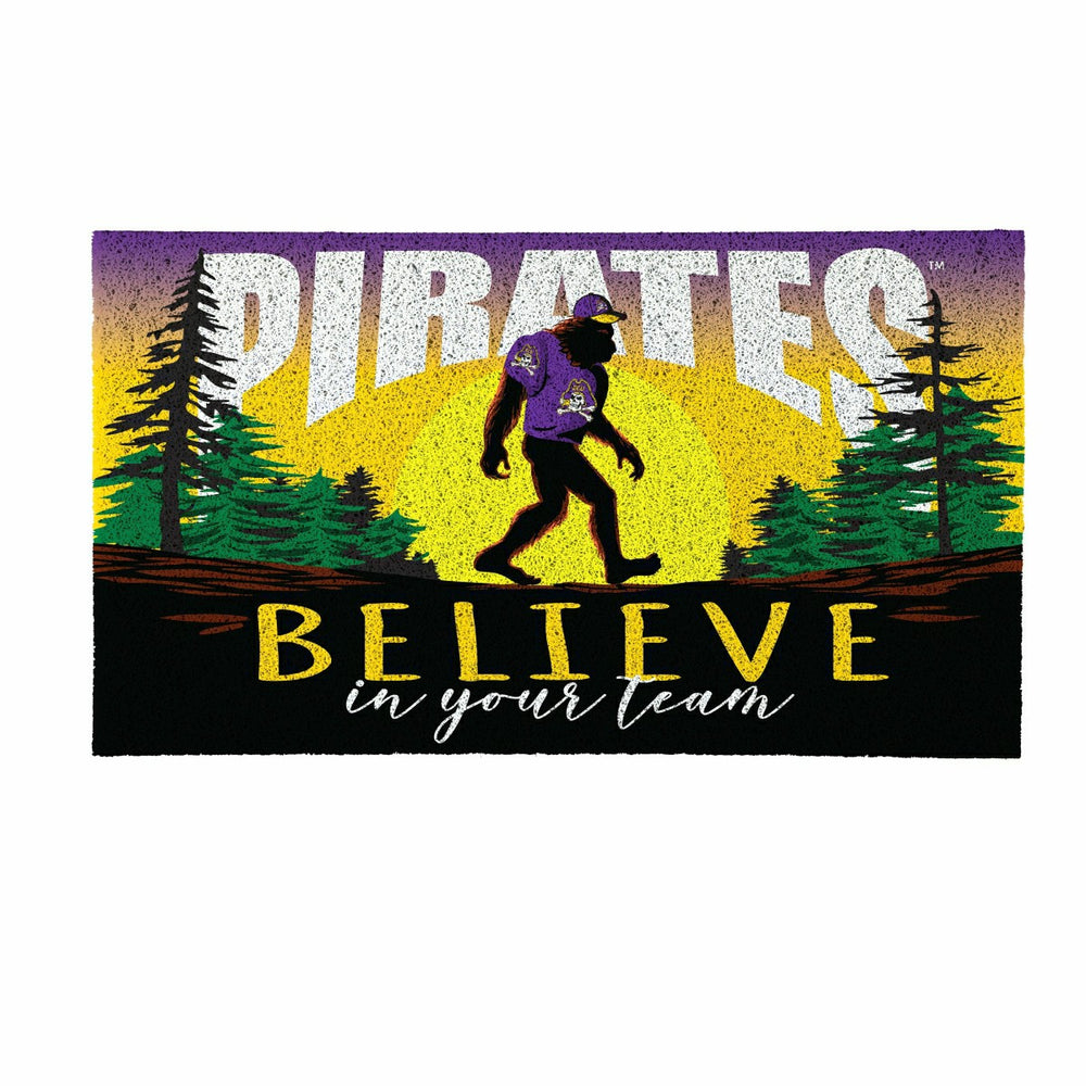East Carolina University Bigfoot PVC Mat, 28"x16", Collegiate