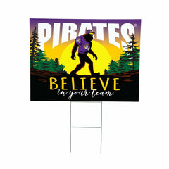 East Carolina University Yard Sign, Bigfoot, Collegiate, Home