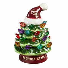4" Mini LED Tabletop Christmas Tree, Set of 2, Florida State Universit, Collegiate, Home