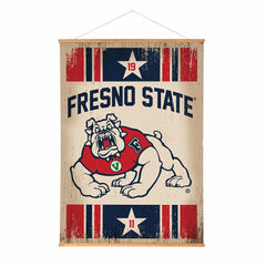 Fresno State, Canvas Wall Tapestry, Large, 54x36, Collegiate, Home