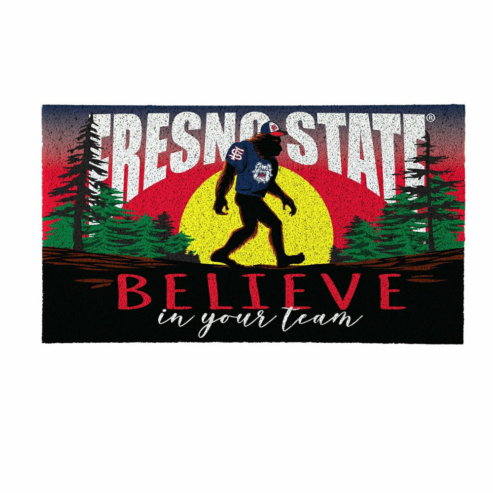 Fresno State Bigfoot PVC Mat, 28"x16", Collegiate