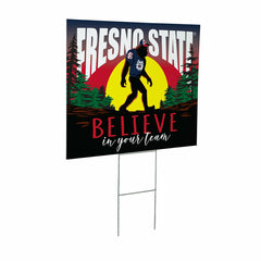 Fresno State Yard Sign, Bigfoot, Collegiate, Home