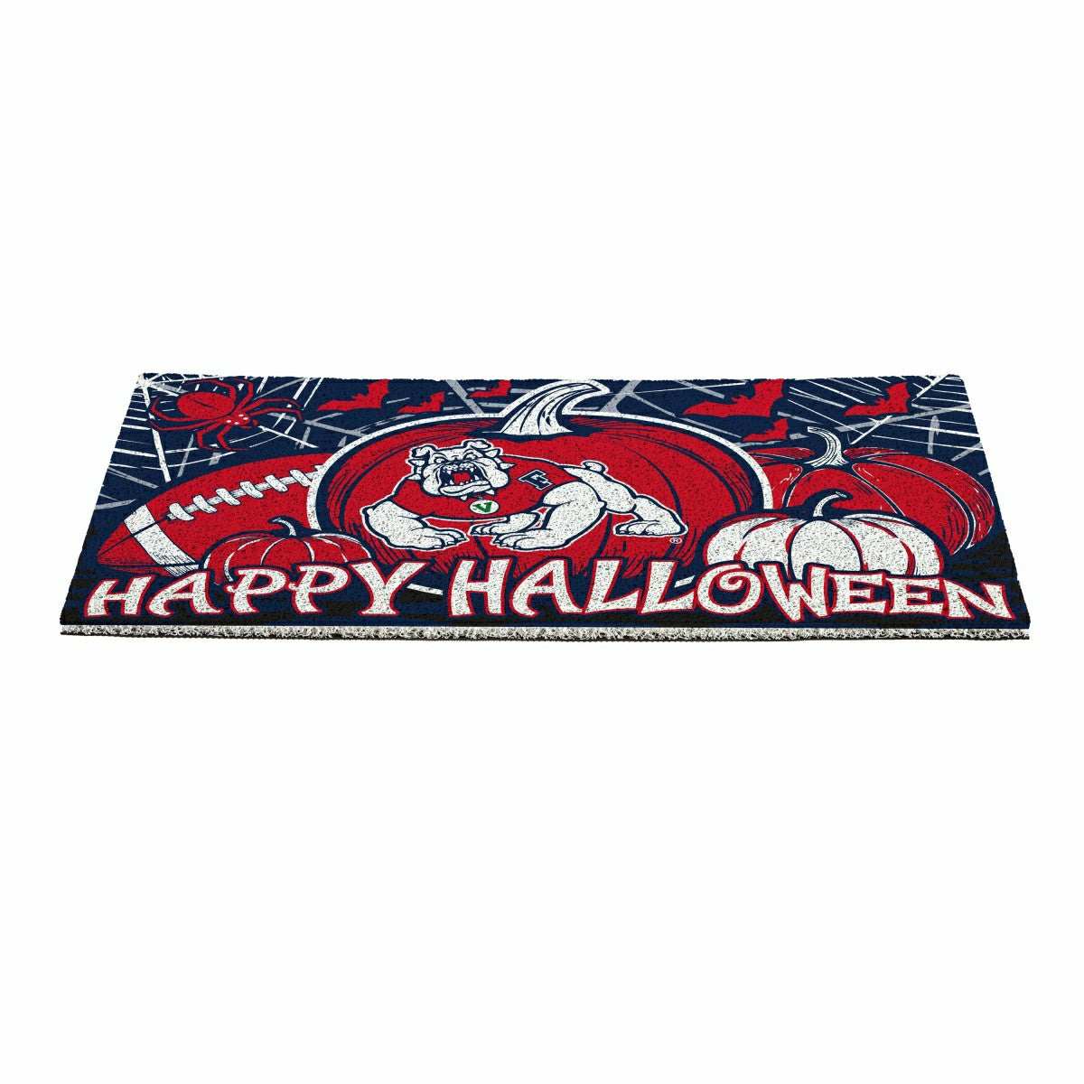 Fresno State Halloween PVC Mat, 28"x16", Collegiate