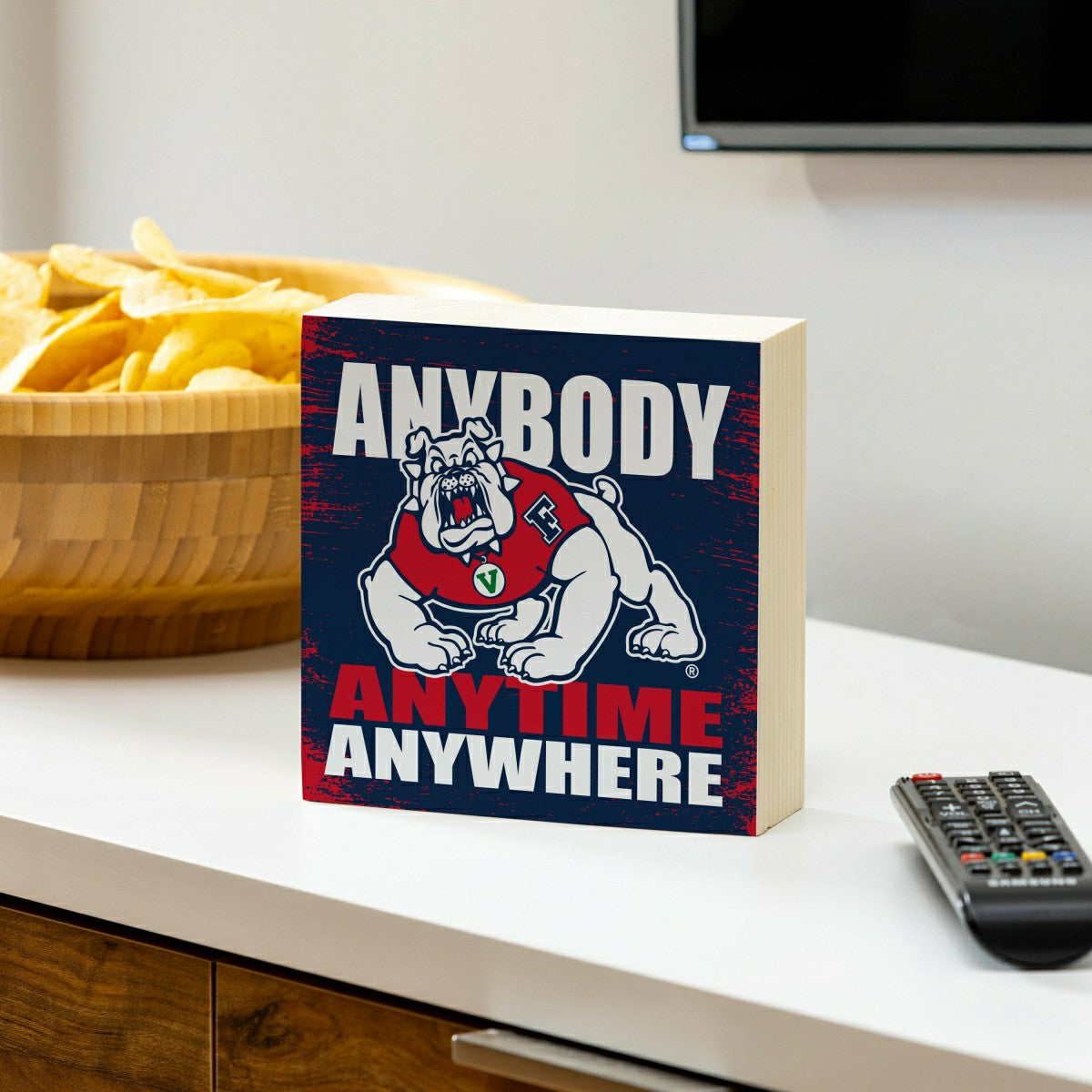 Fresno State Plock, Down Home Fans, 6x6, Collegiate, Home