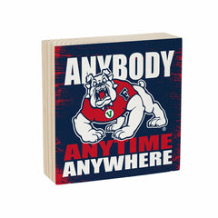 Fresno State Plock, Down Home Fans, 6x6, Collegiate, Home