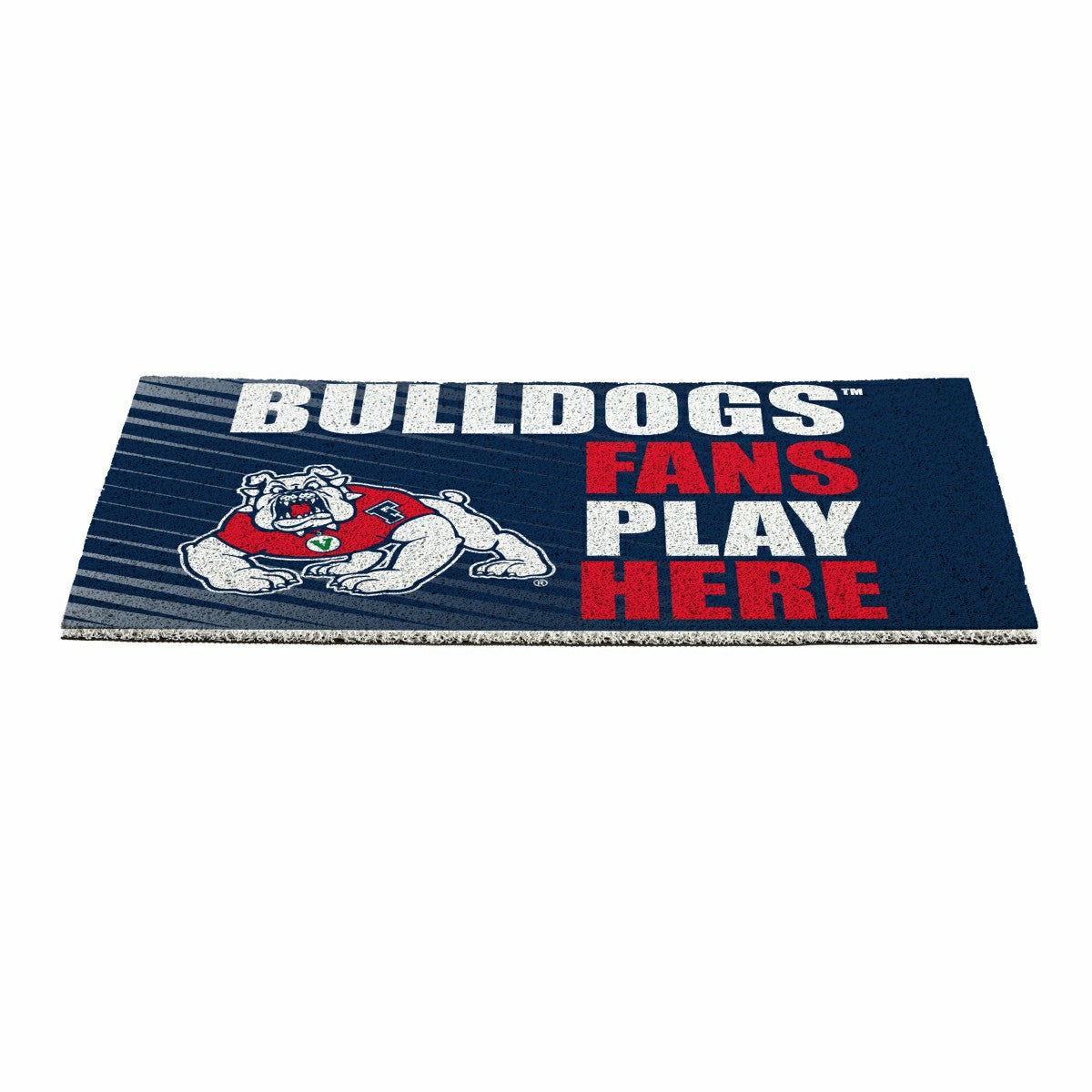 Fresno State Fan Mat, 28"x16", Collegiate