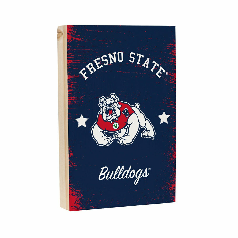 Fresno State Wood Wall Sign, 16x24, Collegiate, Home