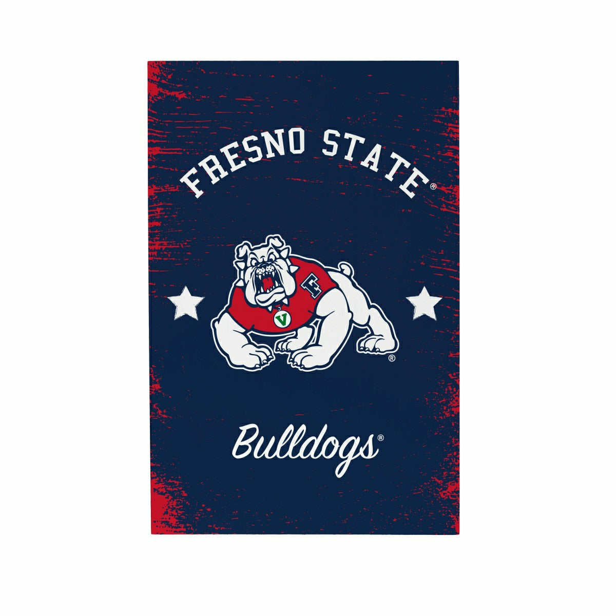 Fresno State Wood Wall Sign, 16x24, Collegiate, Home