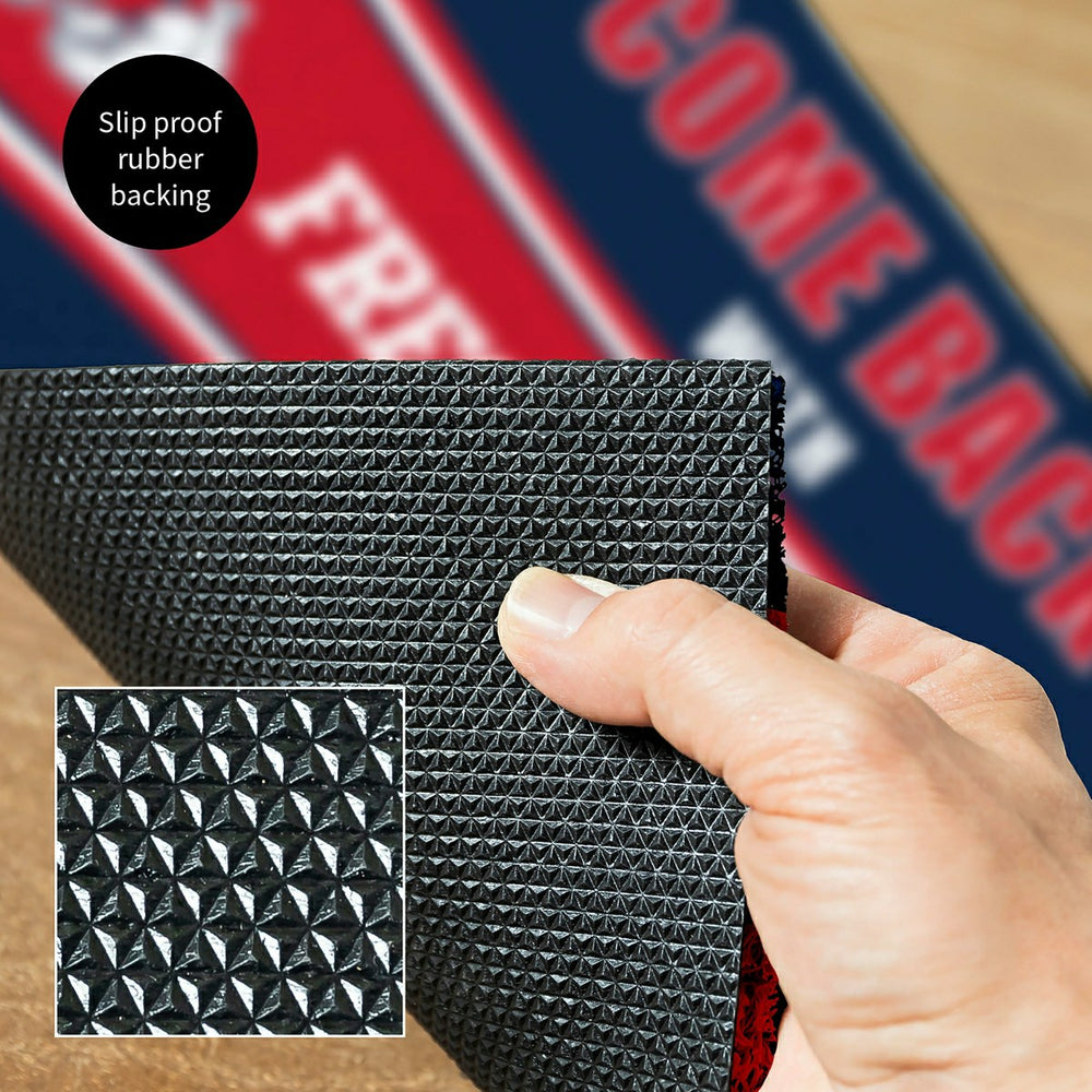 28" x 16" PVC Trapper Mat, Come Back with Tickets, Fresno State, Collegiate