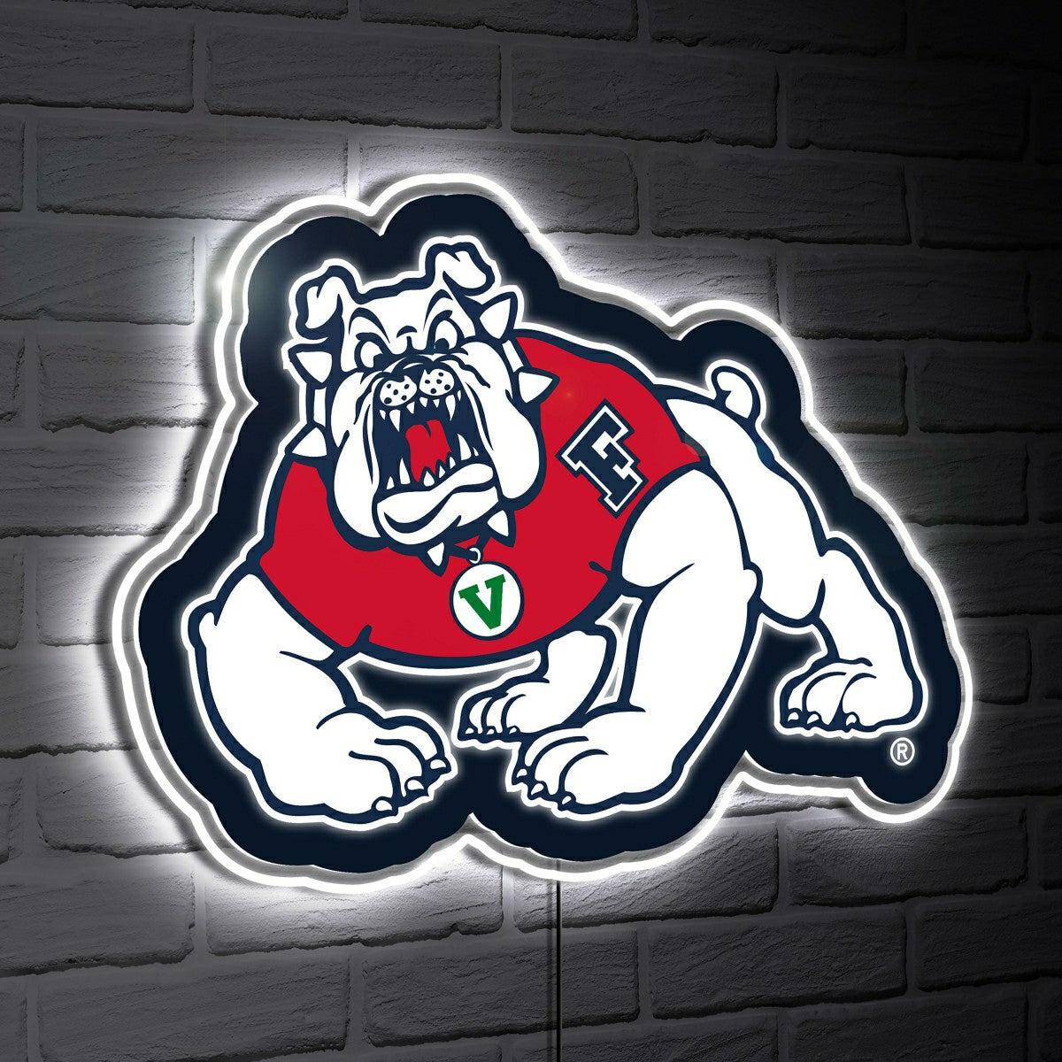 LED Wall Decor, Glazelite, College Mascot, Fresno State, Collegiate, Home