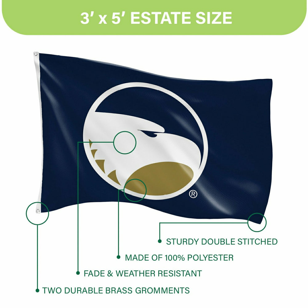 Georgia Southern Single Sided Flag w/ 2 Grommets, 3'x5', Collegiate, Home