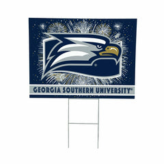 Georgia Southern University Yard Sign, Patriotic, Collegiate, Home