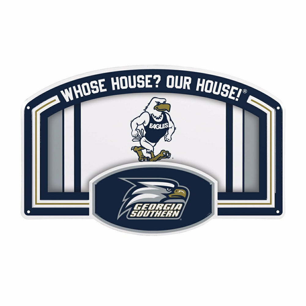 Georgia Southern University USA Embossed Steel Wall Sign, 11" x 17", Collegiate, Home
