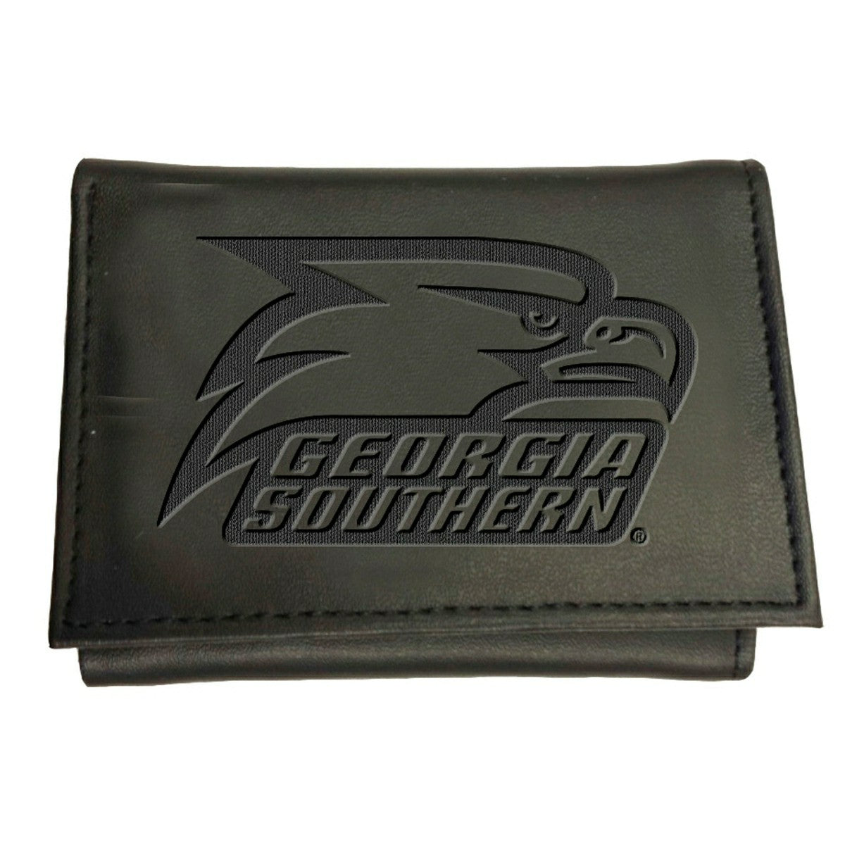 Georgia Southern University, Tri-Fold Wallet, Black, Collegiate, Home