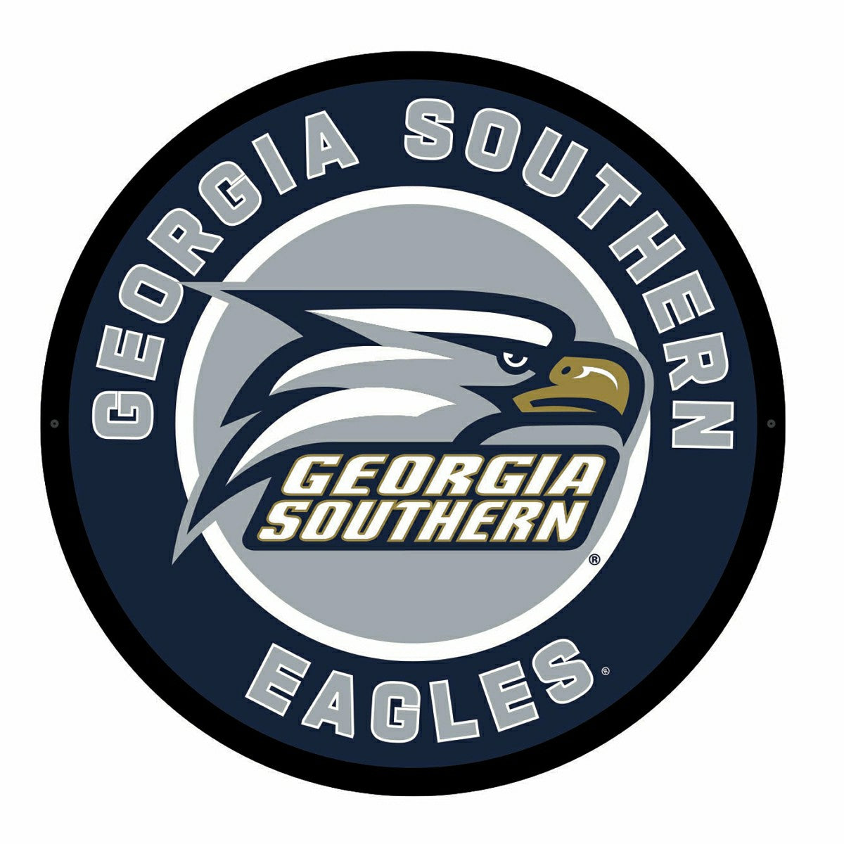 LED Wall Decor, Round, Georgia Southern University, Collegiate, Home