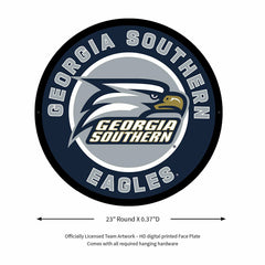 LED Wall Decor, Round, Georgia Southern University, Collegiate, Home