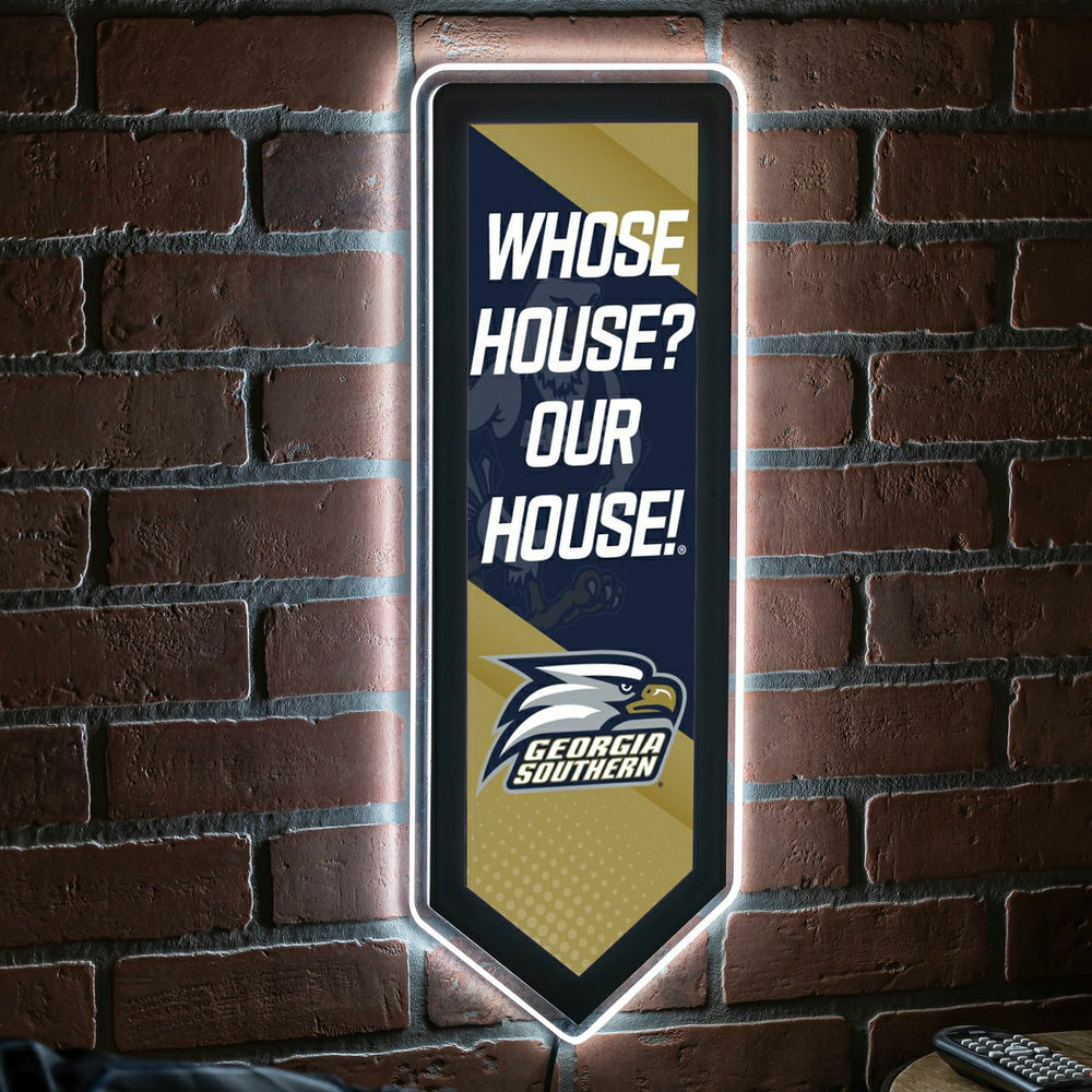 LED Wall Decor, Pennant, Georgia Southern University, Collegiate, Home