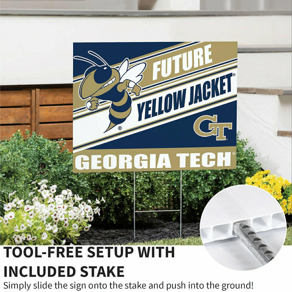 Georgia Tech Coroplast Yard Sign, Future Student, Collegiate, Home