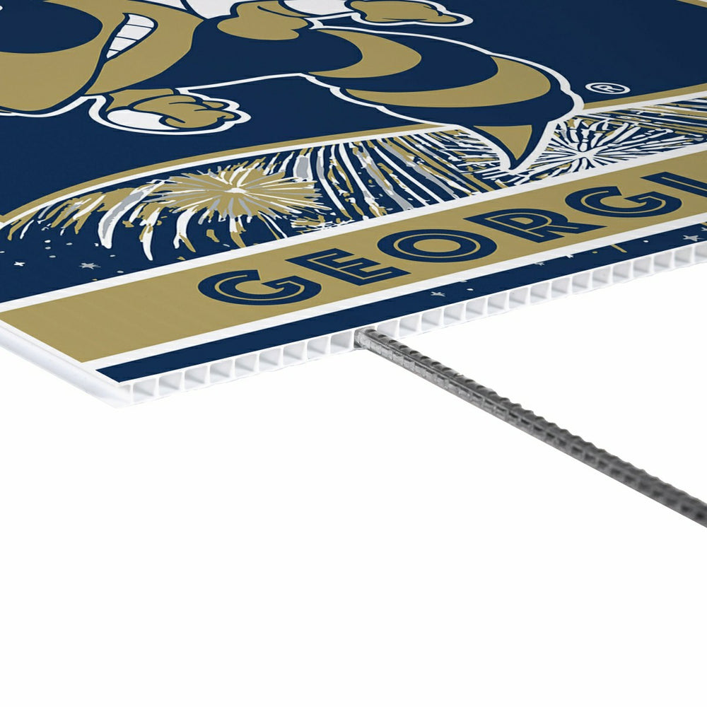 Georgia Tech Yard Sign, Patriotic, Collegiate, Home