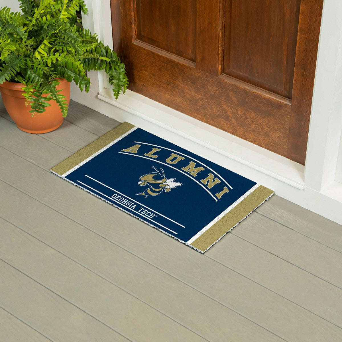 Georgia Tech Alumni Mat, 28"x16", Collegiate