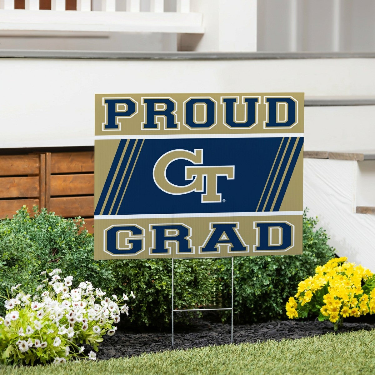 Georgia Tech Coroplast Yard Sign Graduate, Collegiate, Home