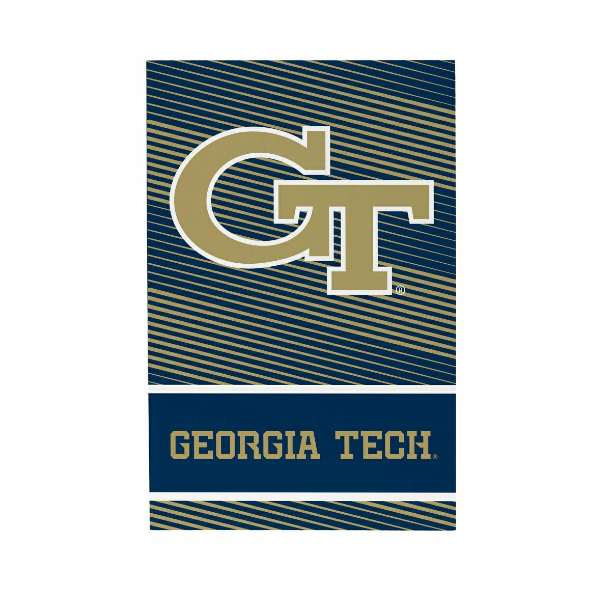 Georgia Tech Plock, Down Home Fans, 8x12, Collegiate, Home