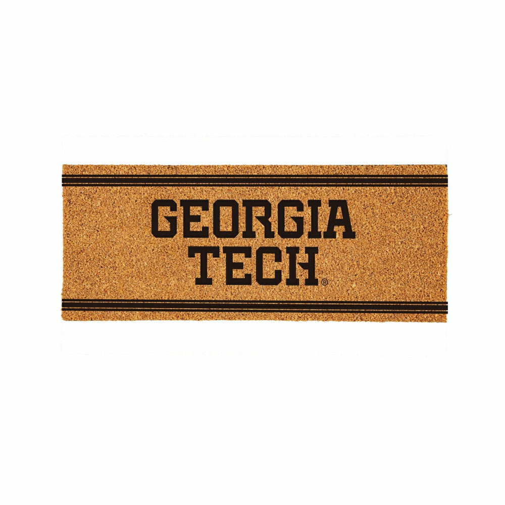 Georgia Tech Extra Large One Color Coir Mat, 60"x24", Collegiate