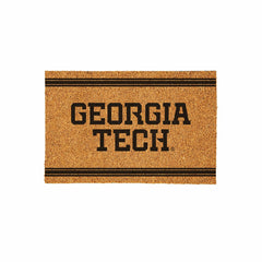 Georgia Tech Large One Color Coir Mat, 36"x24", Collegiate