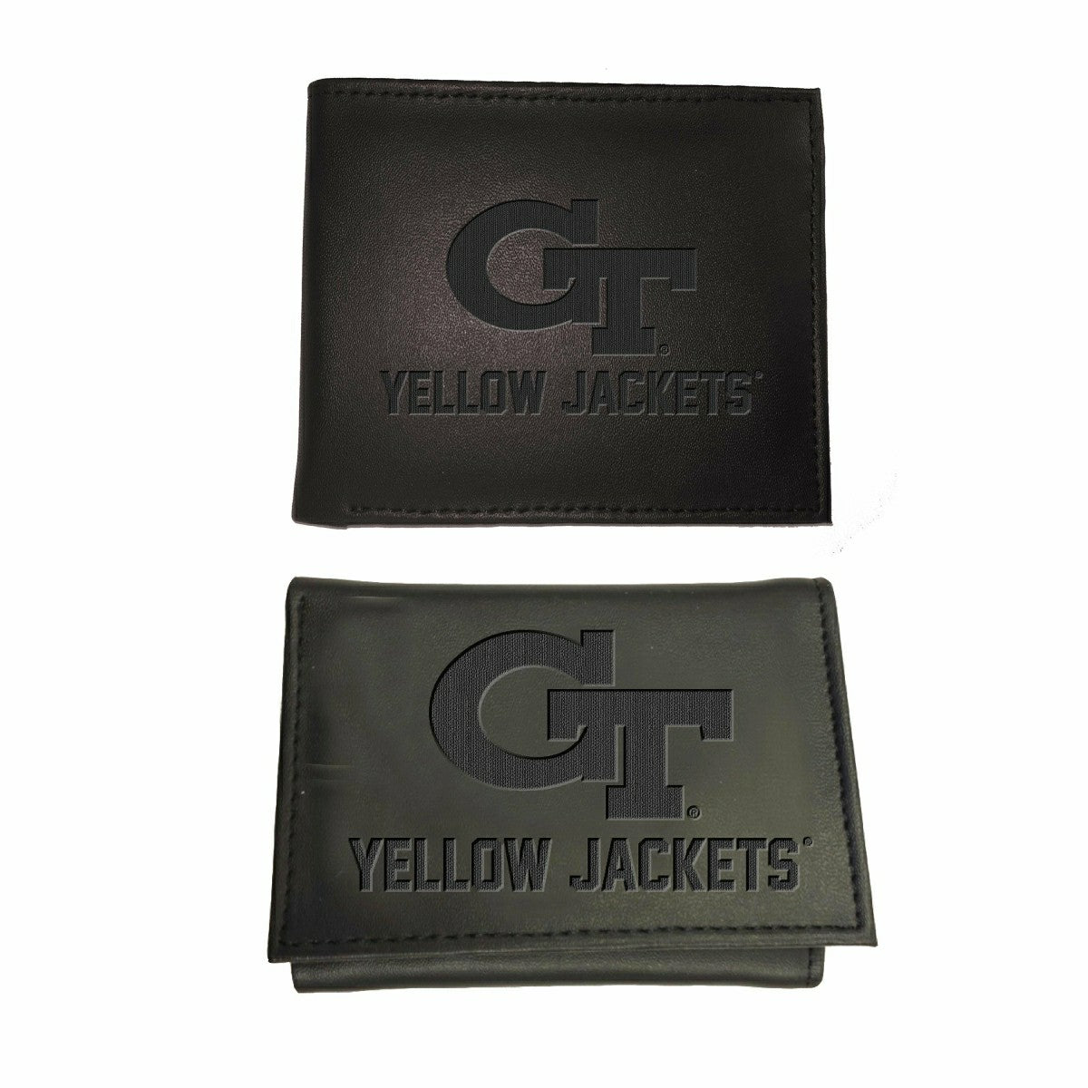 Georgia Tech, Bi-Fold and Tri-Fold Wallet Gift Set, Black, Collegiate, Home