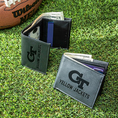 Georgia Tech, Bi-Fold and Tri-Fold Wallet Gift Set, Black, Collegiate, Home