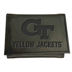 Georgia Tech, Tri-Fold Wallet, Black, Collegiate, Home