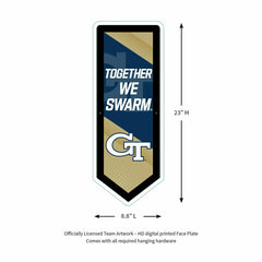 LED Wall Decor, Pennant, Georgia Tech, Collegiate, Home