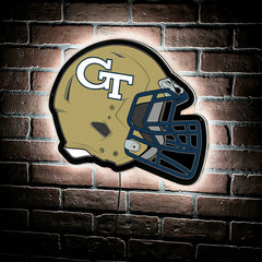 LED Wall Decor, Helmet, Georgia Tech, Collegiate, Home