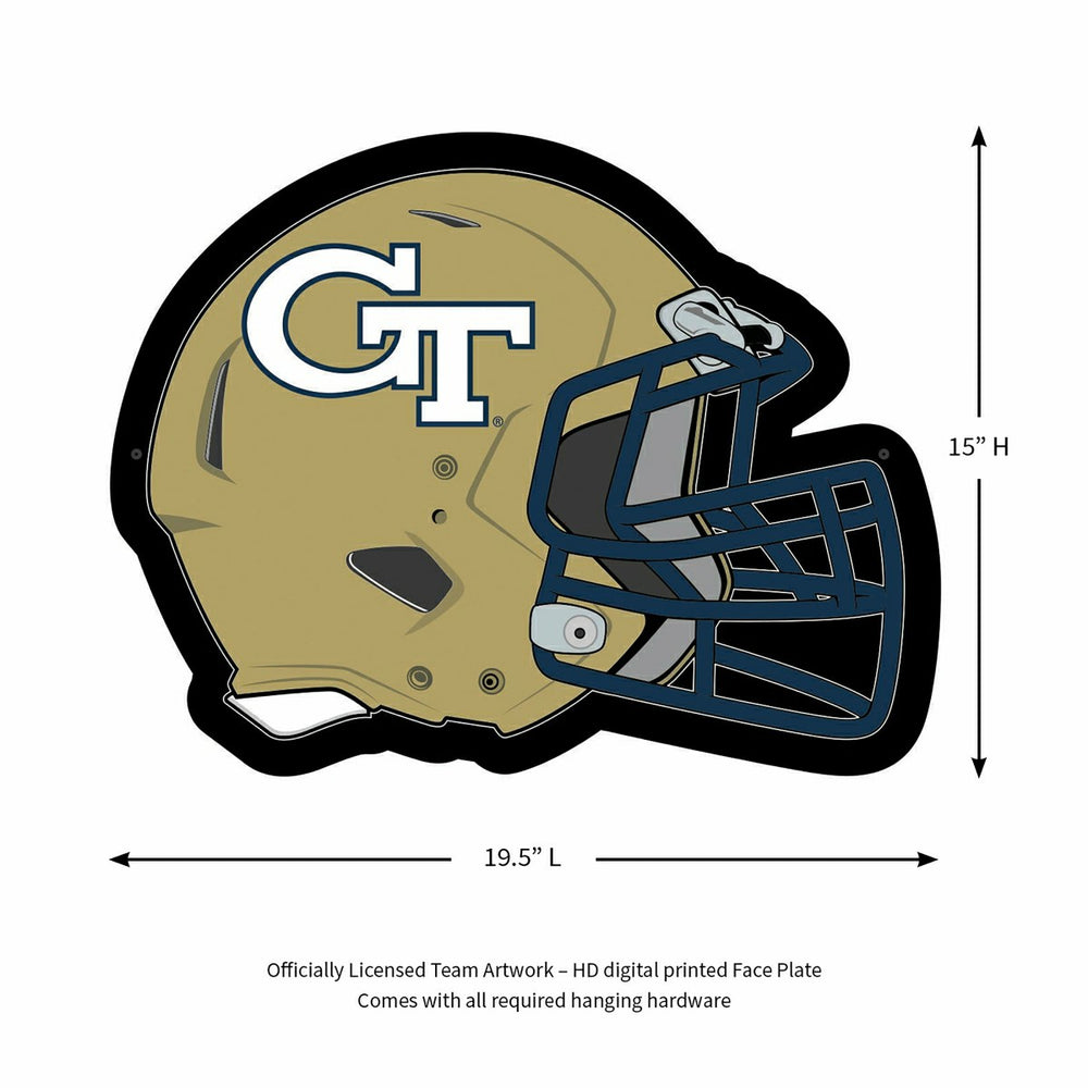 LED Wall Decor, Helmet, Georgia Tech, Collegiate, Home