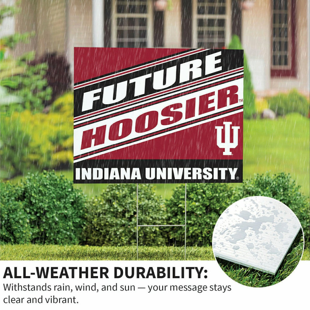 Indiana University Coroplast Yard Sign, Future Student, Collegiate, Home