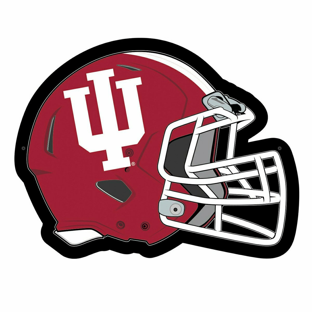 LED Wall Decor, College Football Helmet, Indiana University, Collegiate, Home