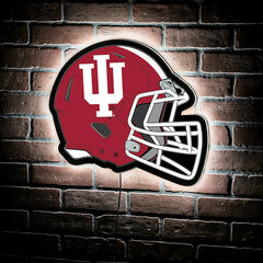 LED Wall Decor, College Football Helmet, Indiana University, Collegiate, Home