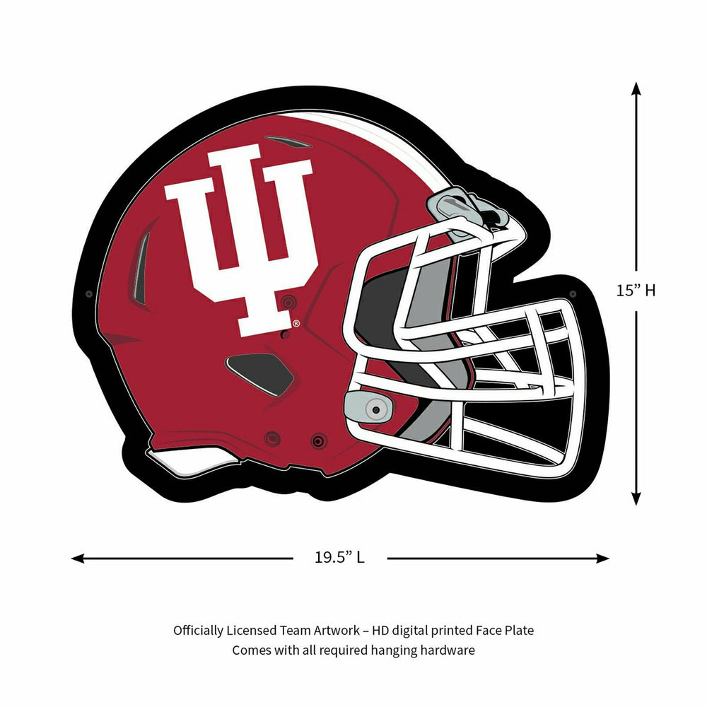 LED Wall Decor, College Football Helmet, Indiana University, Collegiate, Home