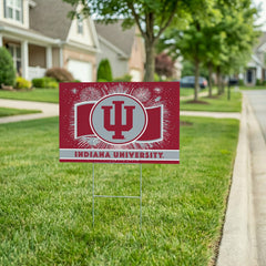 Indiana University Yard Sign, Patriotic, Collegiate, Home