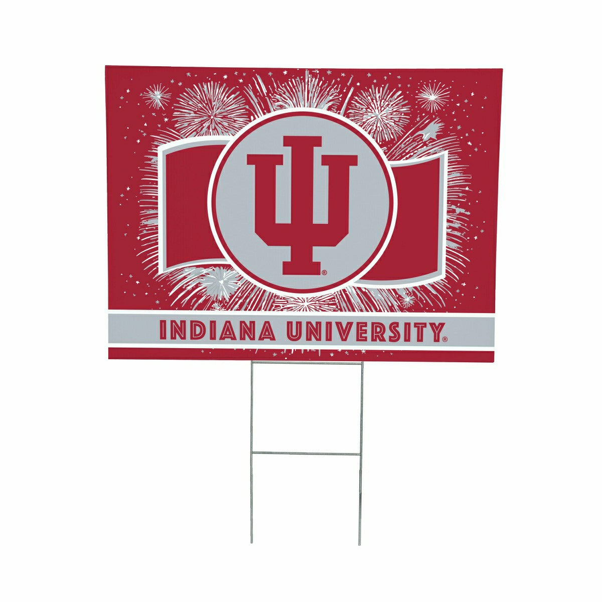 Indiana University Yard Sign, Patriotic, Collegiate, Home