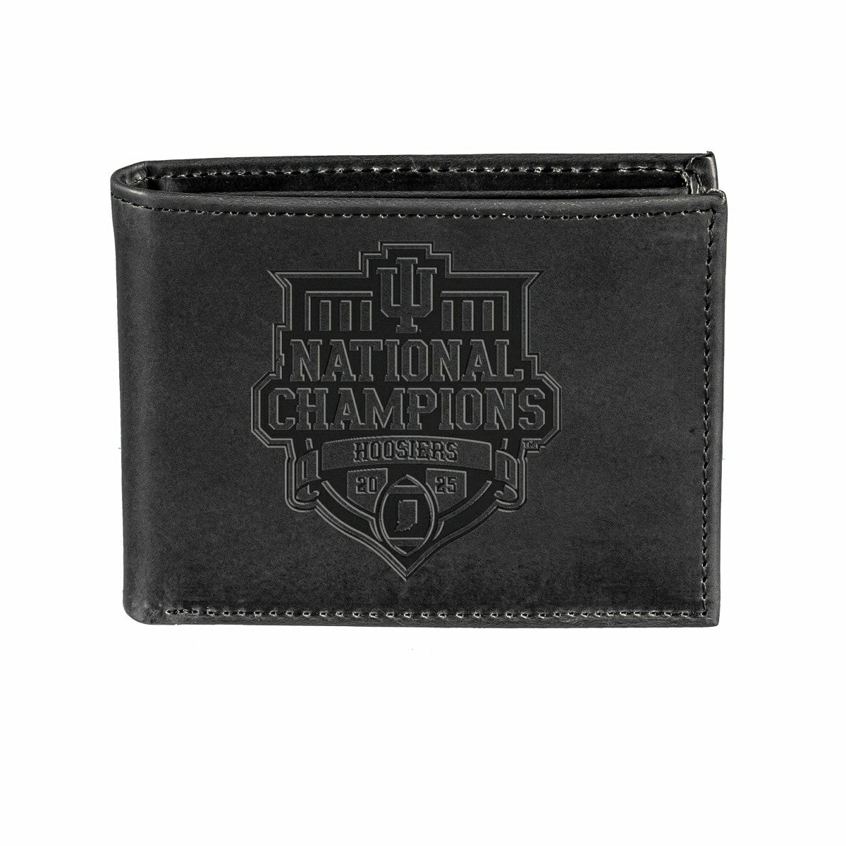 Indiana University, Div 1 Champs, Wallet, Bi-fold, Black, Collegiate, Home