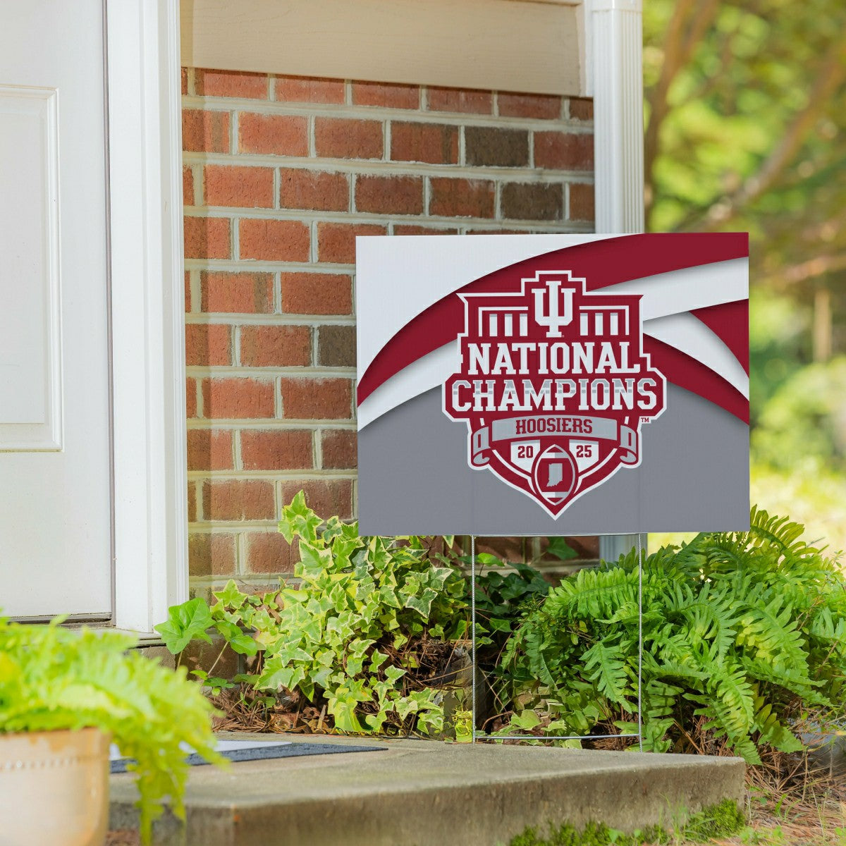 Indiana University, Div 1 Champs, Cororplast Yard Sign, Collegiate, Home