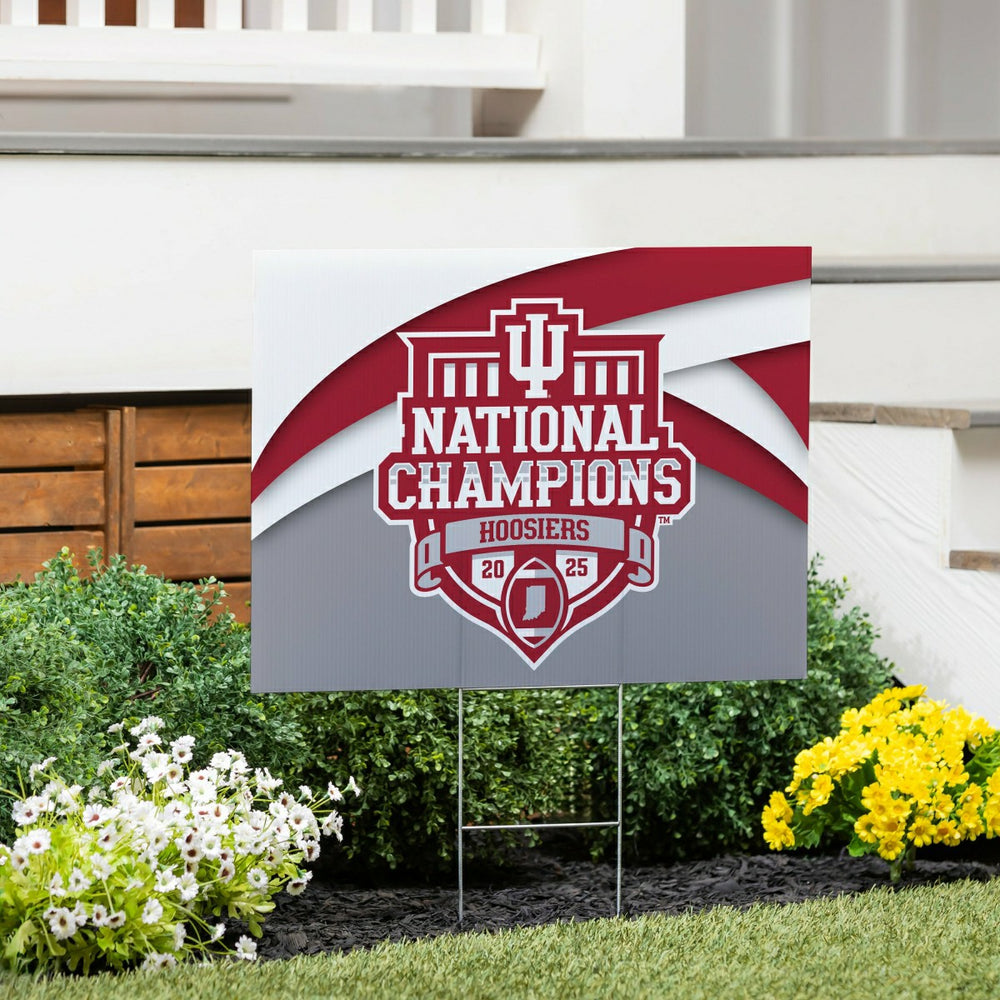 Indiana University, Div 1 Champs, Cororplast Yard Sign, Collegiate, Home
