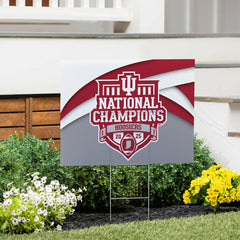 Indiana University, Div 1 Champs, Cororplast Yard Sign, Collegiate, Home
