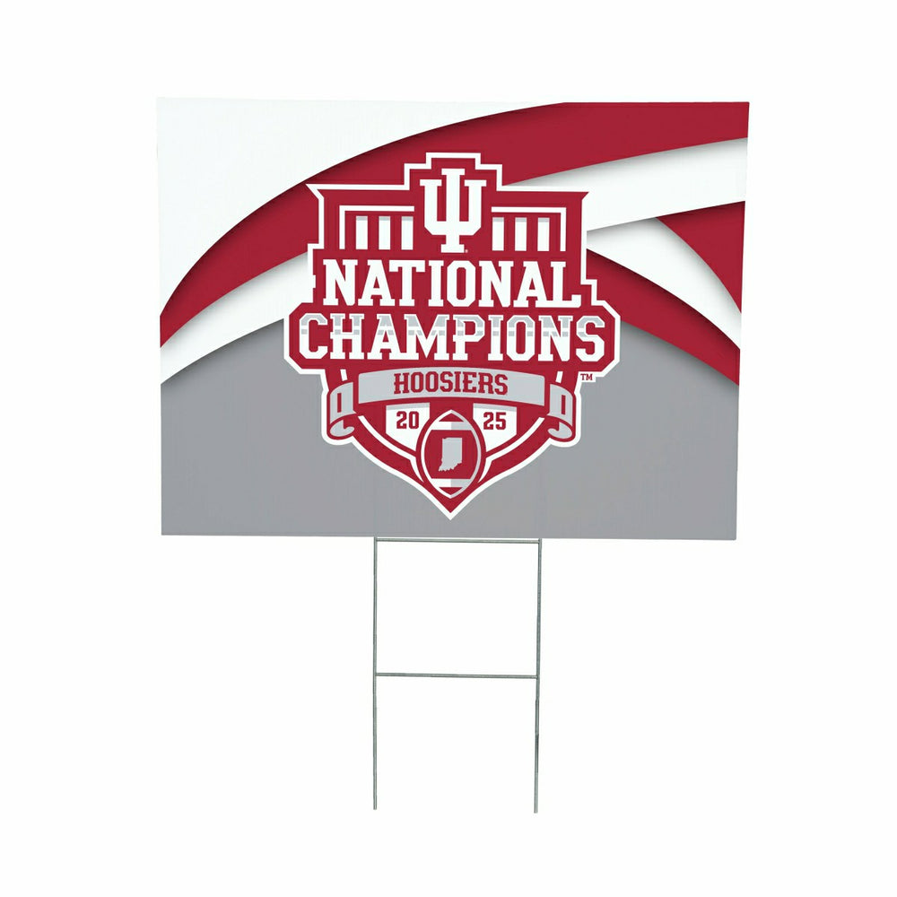 Indiana University, Div 1 Champs, Cororplast Yard Sign, Collegiate, Home