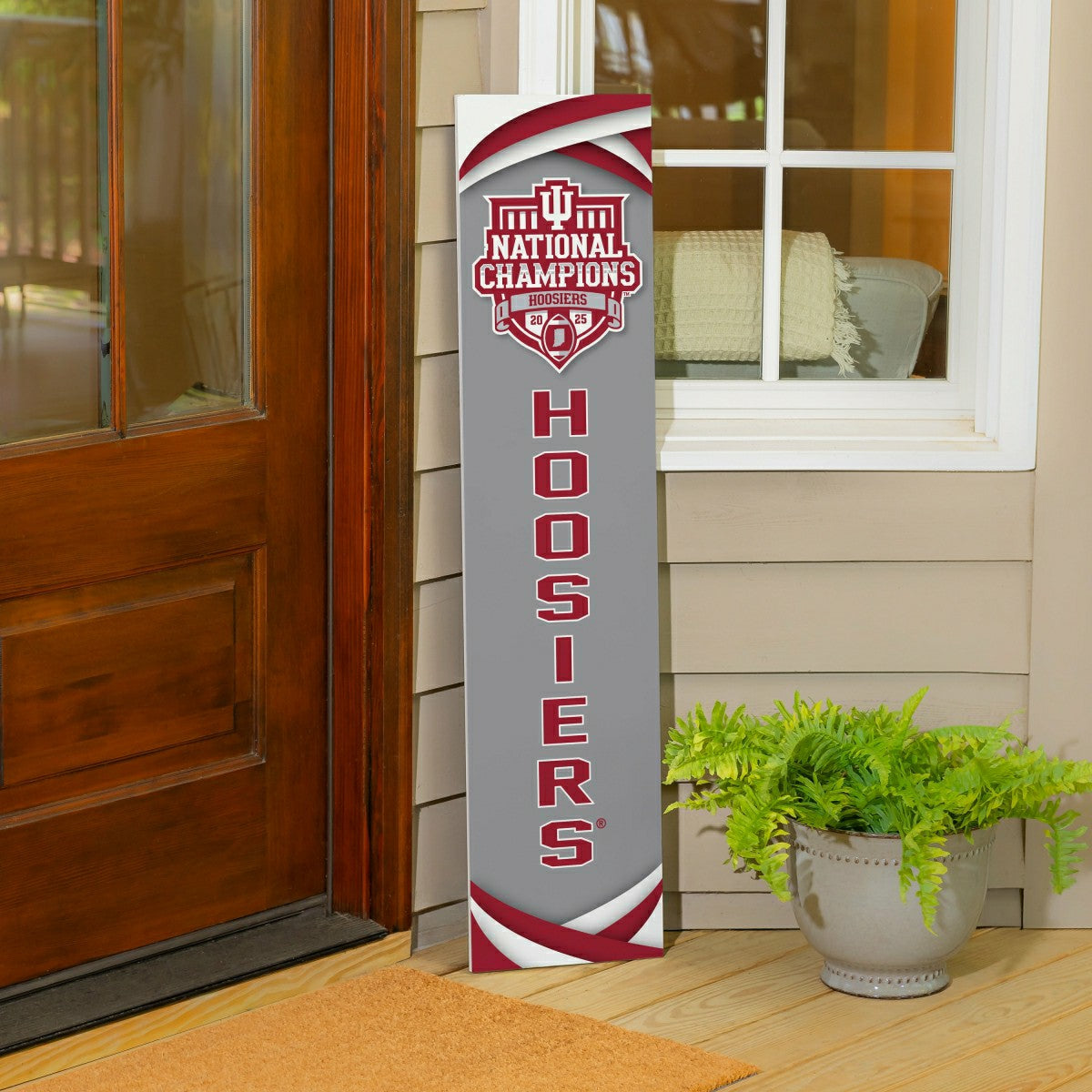Indiana University, Div 1 Champs, Porch Leaner, 46", Collegiate, Home