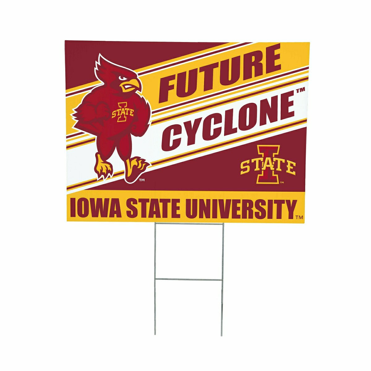 Iowa State University Coroplast Yard Sign, Future Student, Collegiate, Home